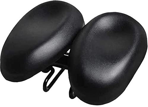 Herklotzn Neuer Fahrradsitz ohne Nase, bequemer Fahrradsitz für Männer und Frauen, ergonomisches weiches Doppel-Sattelkissen