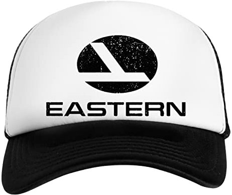 Eastern Airlines Vintage Logo White Black Kids Unisex Baseball Cap White Black Kids Baseball Cap