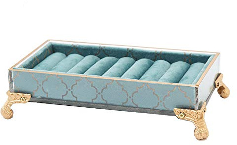 Cyrank Schmuck-Display-Ständer - Ring-Ohrring-Aufbewahrungstablett, Organizer Mit Sofa-Design
