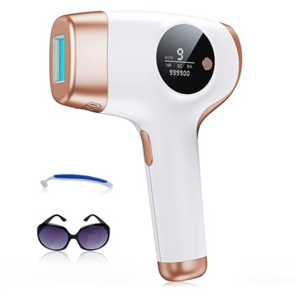 IPL -Laser - Geräte Haarentfernungs für Frauen und Männer, 9 Energieniveaus, 999.000 Blitze, zu Hause sicher für Gesicht, Körper, Bikini & Back
