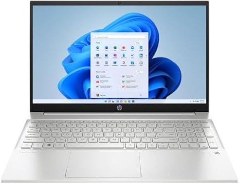 HP Pavilion 15 Laptop, 12th Generation Intel Core i7-1255U Processor, 32 GB RAM, 1 TB SSD, 15.6 Full HD Display, Fingerprint Reader, Wi-Fi & Bluetooth, HD Webcam,Backlit Keyboard,Windows 11 Pro