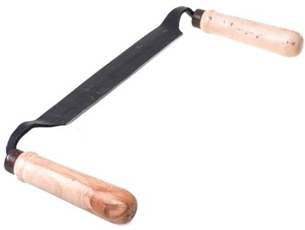 Aqbau® Un Coltello Da Sbozzare Per Legno Coltello Da Taglio Diritto Wagner Con Manico In Legno 34 cm Scalpello In Legno E Metallo