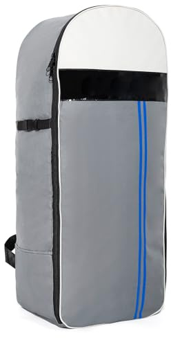 Kavolet Mochila para tabla de surf, bolsa para tabla de surf, bolsa de surf, bolsa de surf, bolsa de viaje para SUP hinchable, tabla de remo, bolsa de transporte, mochila de transporte con cremallera