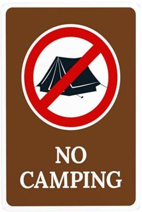 Señal de advertencia de metal con símbolo prohibido, cartel de precaución para carretera, calle, hogar, negocios, decoración de pared, letreros de estaño de seguridad, 30,5 x 20,3 cm