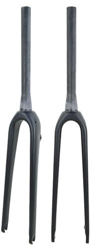 BSFHQS Gravel Bikes Starrgabel 700C Rennräder Gabel Vollcarbon Scheibenbremse Vorderradgabel 1-1/8 Gerades/konisches Rohr Hartgabel Schnellspanner 9 * 100MM(Tapered)