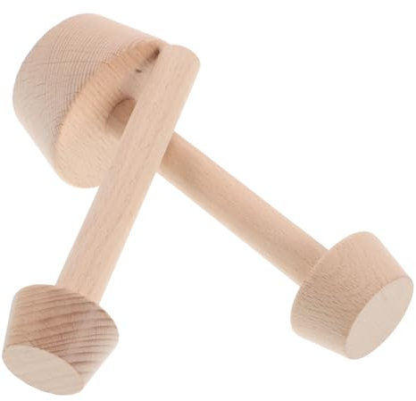PAMINGONO 2stücke Holz Tart Tamper Doppelseitig Ei Torte Form Gebäck Former Für Backen Mini Tarts Mini Muffin Pan Tamper Für Hause