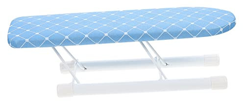 VALICLUD Da Stiro Pieghevole Da Tavolo Mini Manica Per Stiratura Design Compatto e Resistente Per Uso e Viaggi Poggiapiastra Stendibiancheria