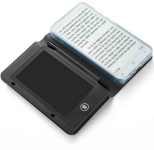 E-book Reader con Tablet per la Scrittura a Mano, Lettore E da 5 Pollici per Android 5.1 con Memoria 1+8G, Telecamera E Altoparlanti Integrati, Copertura Protettiva, per la