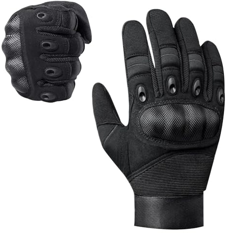 GREATRICH sous Gants Moto Homologué, Gants Tactique Militaire Moto Hiver avec Fonction Touchscreen, Protection Respirants Gant Trottinette Electrique pour VTT Homme, Simracing, Scooter, Motocross (L)