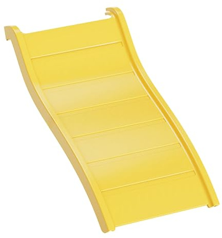 Hamster Climbing Ladder Bendy Bridge Sturdy Animal Play Toy Habitat Decoration Landscaping for Small Pets Rodents- Yellow