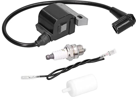 RASTKY 245RX 240R 250R Kit D'assemblage de Bougie D'allumage pour Tondeuse à Gazon pour des Performances Durables, Comprend une Bobine D'allumage et un Filtre pour les Amateurs de Jardinage