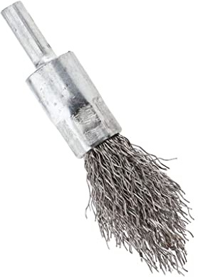 Perfeclan Cepillo de Alambre Pen para Desbaste Fino Cepillo Crimpado Cepillo Pulido Cepillo de Taladro para Remover Óxido Adecuado para, 5