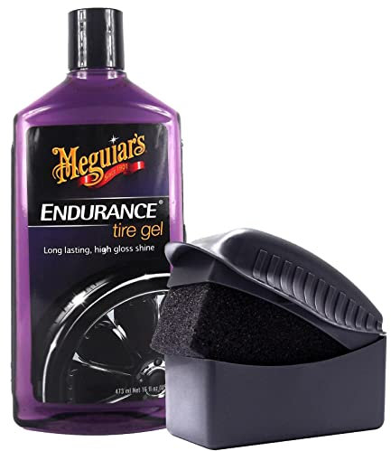 Meguiar' s Meguiars Endurance High Gloss pneumatici brillare pneumatici brillare Gel Cura 473 ML & Tyre Dressing spugna spugna