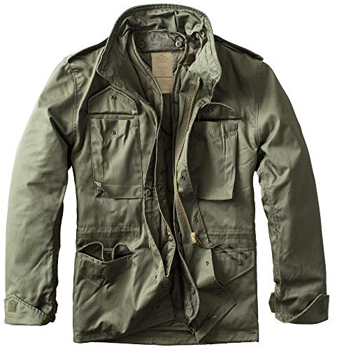 urbandreamz M65 Field Jacket Veste de Combat Armée US Army Veste d'hiver Parka Camouflage - Olive, 3XL