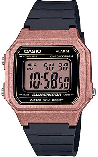 Casio Reloj Digital para Hombres de Cuarzo con Correa en Resina W-217HM-5AVEF