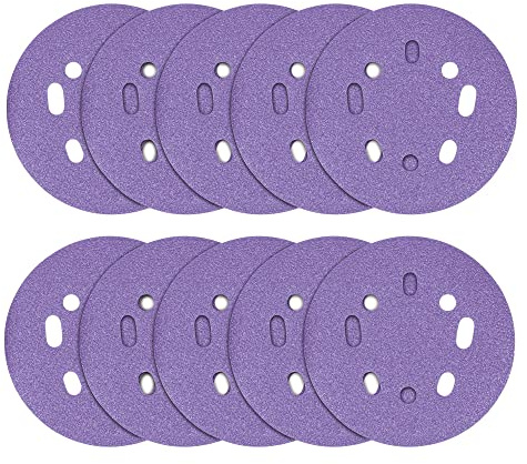 Trend Zirkonium-Schleifscheiben für Exzenterschleifer, 125 mm, 60er | Enthält 10 Zirkonium-Schleifscheiben für Exzenterschleifer, 125 mm, 60er Körnung, AB/125/60Z