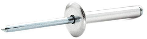 4.8mm x 30mm (16mm) Large Flange Blind Pop Rivet Dome Head Aluminium/Steel Shaft (Pack of 20) E05DE