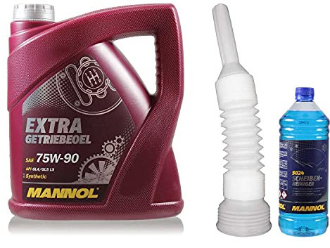 QR-Parts Set 85410642 CT4504 MN8103-4 5024 4L MANNOL Extra Getriebeöl 75W-90 API GL 4/GL 5 LS Schlauch + Scheibenreinigerr