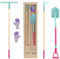 KOTARBAU® Kit d'outils de jardinage pour femme - Pioche pelle râteau et gants