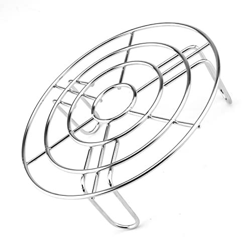 Soporte de Rejilla para Vapor, Cocción Redonda Soporte, Estante Inoxidable Vapor Rejilla de Enfriamiento Soporte para Hornear, Cocinar Alimentos Accesorios para Freidora de Aire Cocinar al Vapor