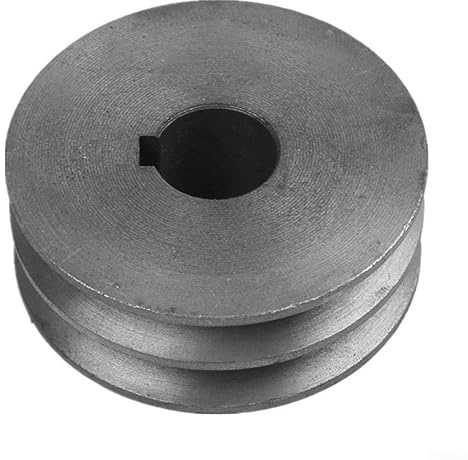 1PC Keilriemenscheibe A Typ, Doppelschlitz Riemenscheibe Motor Gusseisen Dia Elektrowerkzeug Zubehör (83x31x24mm)