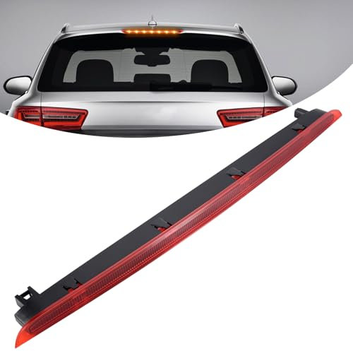 Dixhills Bremsleuchte Hinten Leuchte LED-Drittes Bremslicht Kompatibel mit 2005-2011 A6 C6 Avant 4F5 Allroad 4FH 2.0 2.4 2.7 3.0 3.2 4.2 Ersatz für 4F9945097 923-271 150243009 (Rot)