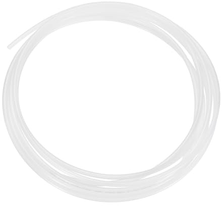 sourcing map Tuyau d'air pneumatique 6 mm de diamètre extérieur x 4 mm ID 5 mètres tubes en nylon polyamide pour compresseur d'air, transfert de fluide, transparent