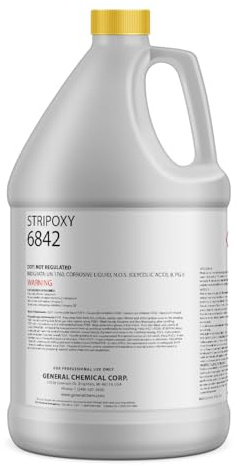 General Chemical StripOxy 6842 - High-Performance, Water-Based Paint & Coating Remover for Aluminum & Non-Ferrous Metals | Quick, Powerful Epoxy & Powder Coat Stripping Solution - 1 Gallon