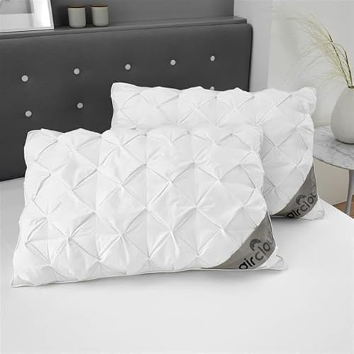 GC GAVENO CAVAILIA Bed Pillows 2 Pack - Hotel Quality Neck & Shoulder Support Anti Bacterial - Breathable Microfiber Side Sleeper Pillow - Standard Size Firm Pillows (48x74 cm)