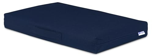 Yogan Kneeling Pad/Head Cushion (2) for Yoga/Pilates/Gardening/Work | Organic Cotton Outer Cover (Removable & Washable) | Inner Cover with Recycled Fiber Filling | 43x27x5cm