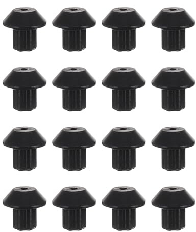 TOBBOMEY 20pcs Burner Grate Rubber Feet Replacement - Stove Top Grate Foot Pads Non-Slip and Heat Resistant Rubber Compatible with WB02T10461, AP2622260, PS241358