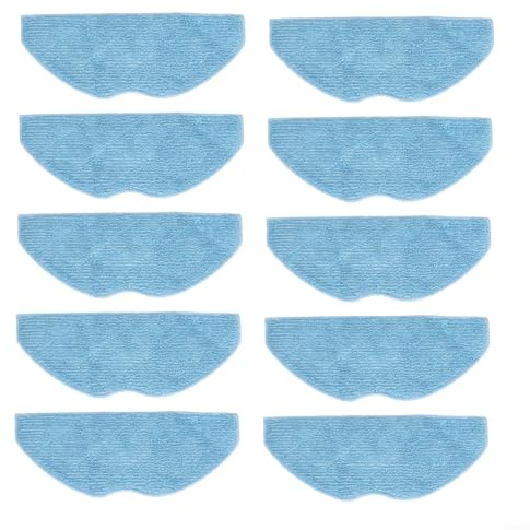 Kit de trapeador para aspiradora robótica Botslab S8 Plus, almohadillas de microfibra de repuesto para azulejos, madera dura y suelos laminados, 4 o 10 piezas (paquete de 10)