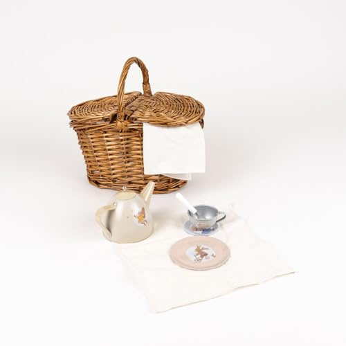 Egmont Toys Teeservice Spielzeug Freunde im Korb 26x16x22 cm ab 3 Jahren Egmont Blikken Theeset Vrienden in EEN mand.