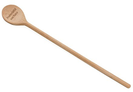 Cera & Toys® 60 cm Holzlöffel mit Gravur - Probierlöffel von - mit Namen ideal für Hobbyköche