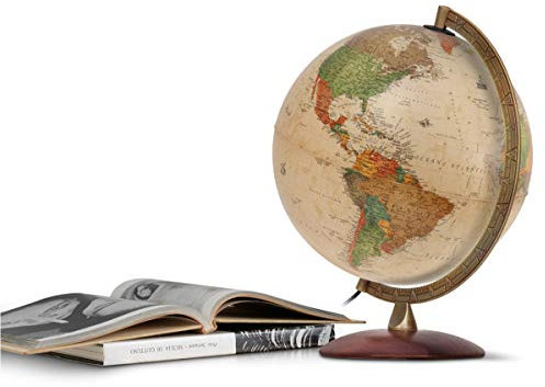 Nova Rico Mappamondo luminoso Antiquus, 30 cm