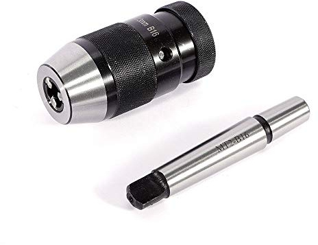 WUPYI2018 Schnellspannbohrfutter(1-13mm, 1/2 Zoll),MT2-B16 Schnellspann Bohrfutter und Arbor,für Drehmaschine Bohrmaschine
