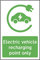 Centurion Electric Vehicle Charging Sign Pack of 2 Help Locate Charging Points Easily Identifiable EV Symbol 1.2mm Recyclable Polypropylene W200mm x H300mm