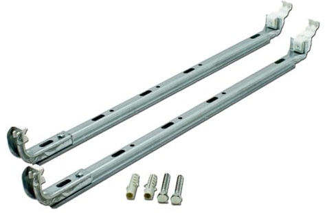 Belrad Heizkörper Wandkonsole 400 mm, Grau | Stabile Befestigung, Präzise Ausrichtung, Schnelle Installation, Universelle Kompatibilität, Platzsparende Montage