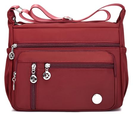 Wafybsre Sac à bandoulière multi-poches pour femme