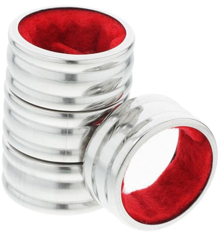 iplusmile 4pcs Stainless Steel Wine Drip Ring Drip Stoppers for Wine Bottle Collars