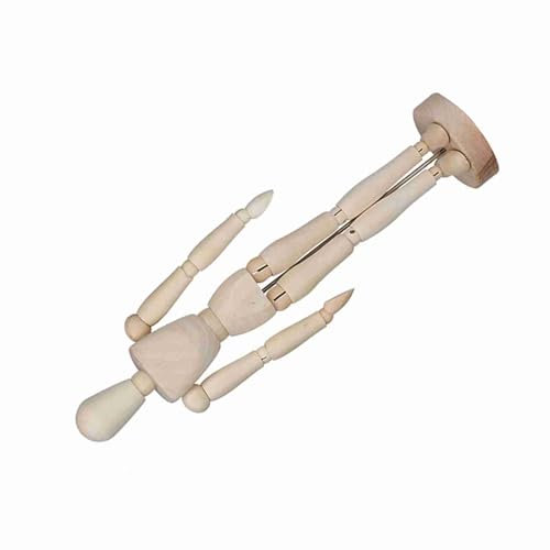 Holz-Künstler-Zeichenpuppe, Bewegliche Schaufensterpuppe mit Sockel und Flexiblem Körper