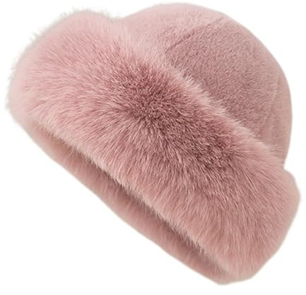 Winter Warme Mütze Damen, Vintage Eimer Kugelhut | Warmer Plüschhut - Damenhut Winddichter Winterhut für Damen Mädchen Elegantes Modeaccessoire