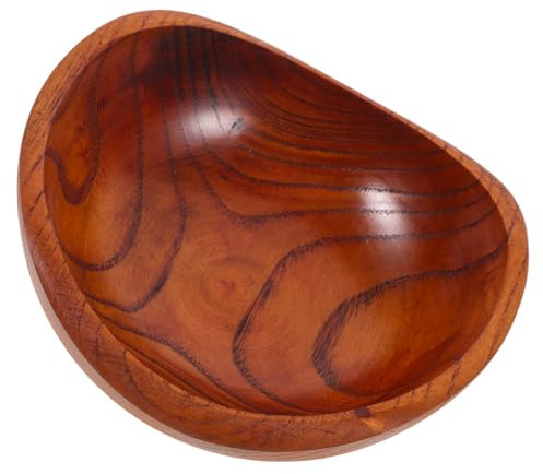 OKUMEYR Bol en Bois, Coupe à Fruits Collation, Pratique et Polyvalent, Finition Soignée, pour Salades et Mariages