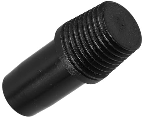 BRIGHTFUFU Threaded Tip Replacement Broom Handle Threaded End for Telescoping Pole Attachments Compatible Broom Handle Grips and Extension Rods