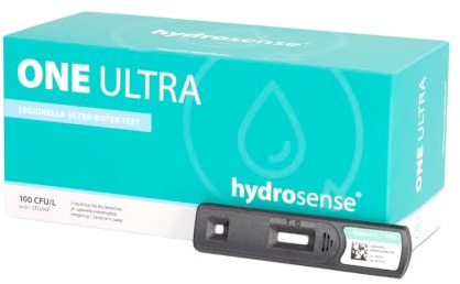 Hydrosense ONE Ultra Legionella Water Test – Single-Test Kit for Legionella pneumophila sg1 | 100 CFU/L Sensitivity | Rapid 25-Minute On-Site Results