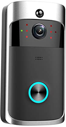 LNHHG Video Doorbell Wireless Smart Doorbell Night Vision 1080P Voice Video Intercom Doorbell PIR Motion Detection Security Door Phone Camera