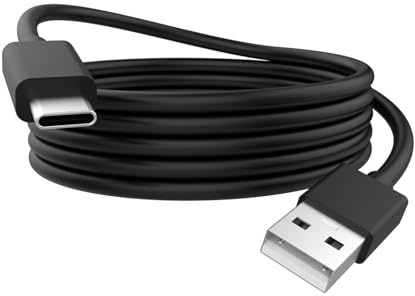 USB C Mikrofonkabel Ladekabel Kompatibel mit HyperX QuadCast 2, SoloCast, QuadCast S, Logitech G Yeti GX, USB Kondensator Gaming Mikrofon Kabel für TONOR TC30, Fifine A6/K688, Elgato Wave 3 Mic (2 m)