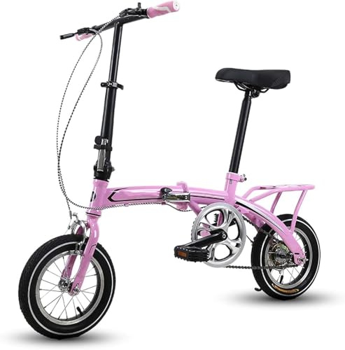 Kcolic 12 Zoll Klapprad, Kompaktes Citybike, Für Studenten Und Erwachsene, Leichtes Mini Klapprad Für Die Arbeit Fahrrad C,12inch