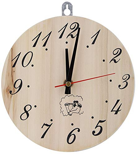8in Sauna Clock Decorative Timer Clock for Sauna Accessory Sauna Room Home Decor