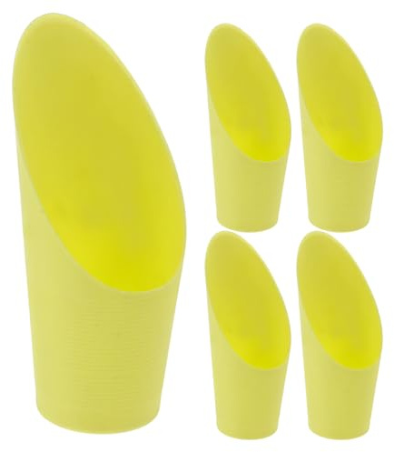 HOODANCOS Palette per Bonsai e Secchi di Plastica per Piante Succulente, Set da 5 Pezzi per Invasatura, Trapianto e Giardinaggio Palette Piccole Resistenti e Facili da Colore Casuale